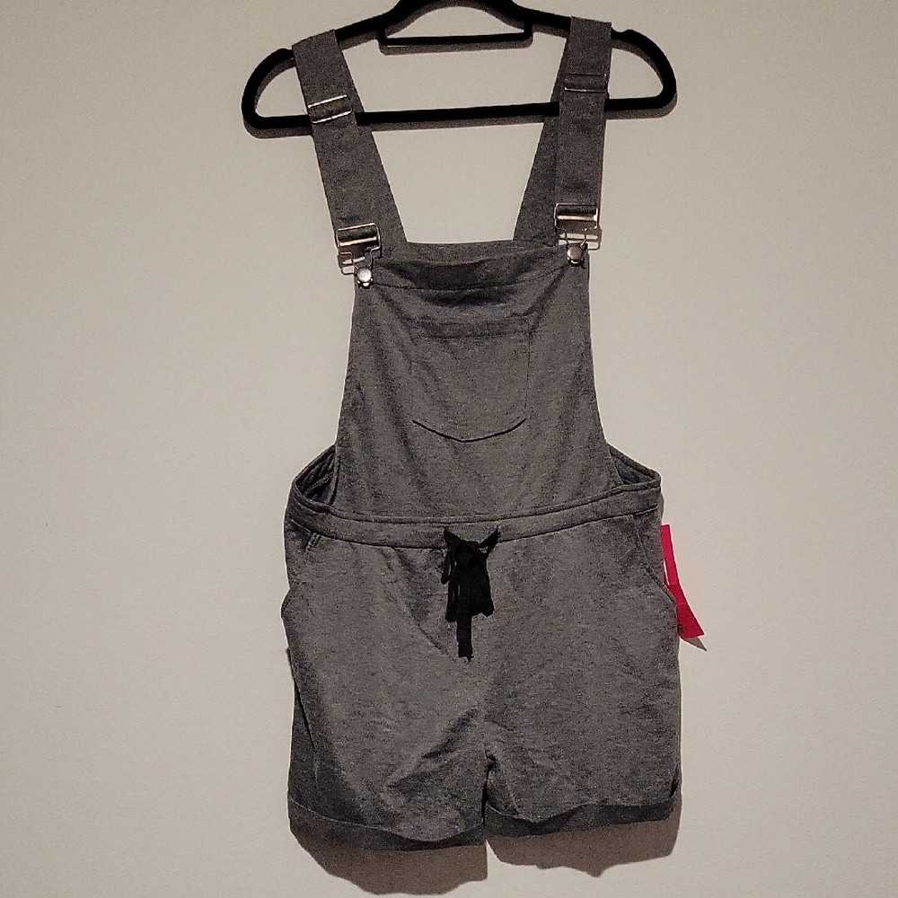 shosho Charcoal Gray Knit Jumpsuit